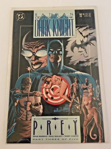 Dc comics ~ batman legends of the dark knight #13 prey pt 3/boarded/dust sleeve