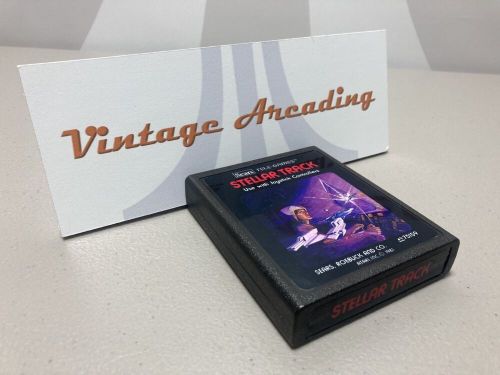 Stellar Track (Atari 2600) Game Cartridge, Custom Replacement Label NTSC