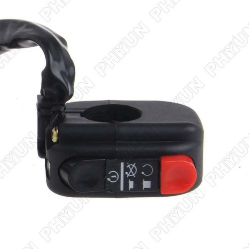 7/8 inch handlebar motorcycle ignition switch on off starter engine push button