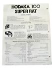 Vintage 1970s Hodaka 100 Super Rat original sales brochure Pabatco