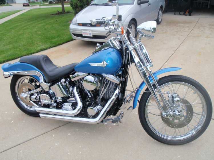 92 harley-davidson softail completely restored