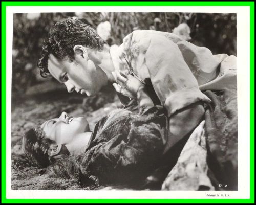 KATHLEEN NOLAN &amp; ROBERT ARTHUR in &#034;The Desperados Are in Town&#034; Orig. Photo 1956