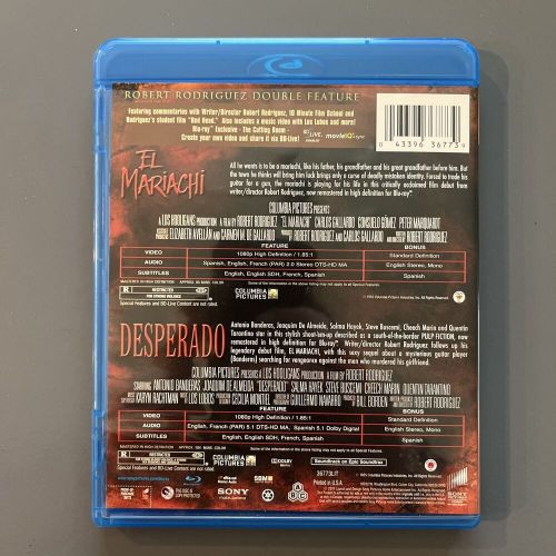 Desperado / el mariachi (blu-ray, 1995)