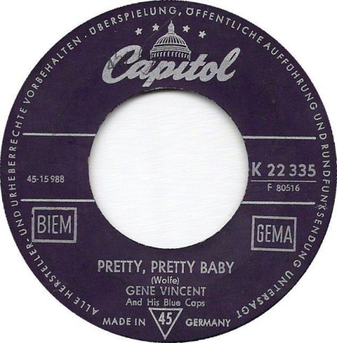 PRETTY, PRETTY BABY / RACE WITH THE DEVIL Gene Vincent