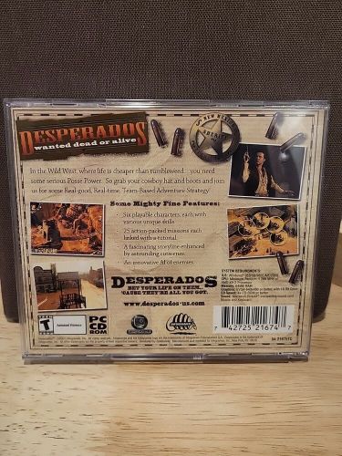 Desperados wanted dead or alive pc game 2001