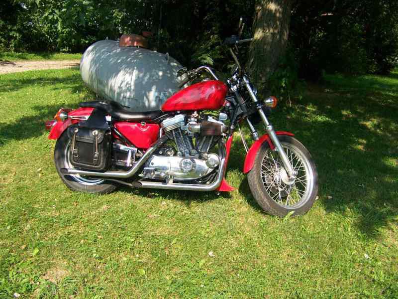 1990 harley davidson 883 xl8 custom paint and lowered