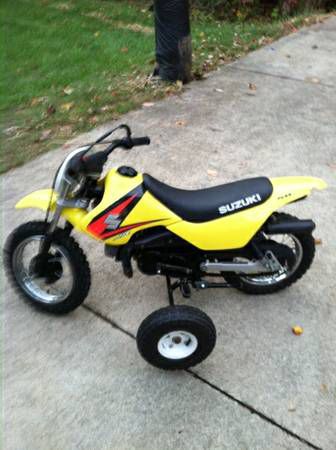 Santa check this out 50 cc Suzuki dirtbike