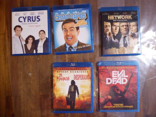 Network, cyrus, evil dead, cedar rapids, el mariachi, desperado blu-ray