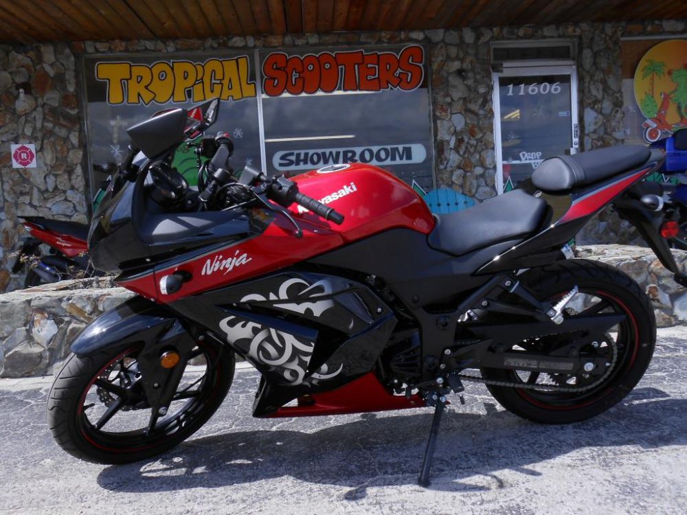 2009 kawasaki ninja ex250 ex250 sportbike 