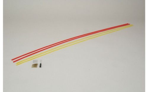 Flexible/semi-flexible snake control rod set &amp; accessories for rc model aircraft