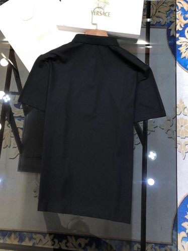 Stefano Ricci Men&#039;s Classic Eagle Logo Casual Cotton Short Sleeve Polo Shirt