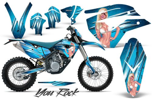 HUSABERG FE 390/450/570 09-12 CREATORX GRAPHICS KIT DECALS STICKERS YRBLINP