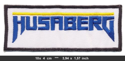 HUSABERG Patch Ironing Up Patch Motorcycle Motocross MotoX Trial Sweden -