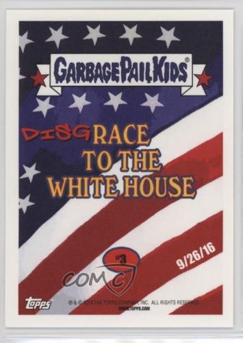 2016 DisgRace to the White House Garbage Pail Kids Donald Trump Desperado 8nf