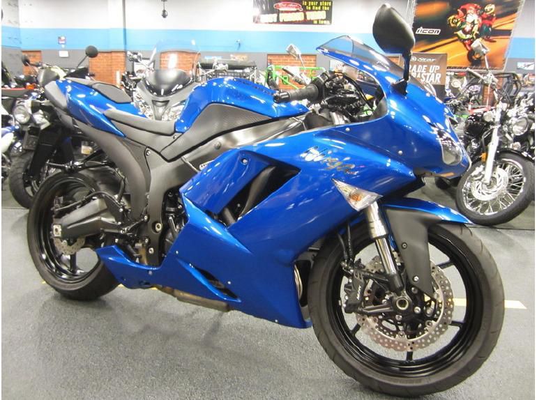 2008 kawasaki ninja zx-6r  sportbike 