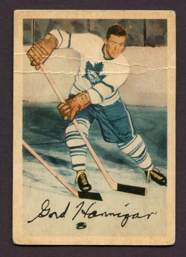 1953-54 parkhurst # 3 gordie hannigan