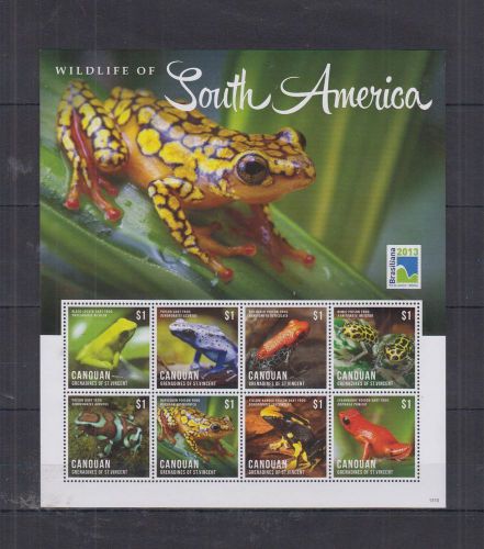 D59. St. Vincent - MNH - Nature - Frogs - 2013