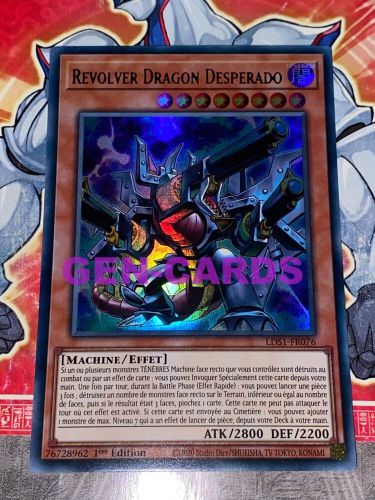 Yu Gi Oh AWAKENED DRAGON REVOLVER LDS1-FR076 PURPLE TITLE CARD-