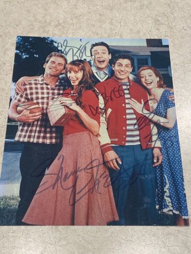 American pie cast biggs, hannigan, scott, elizabeth, klein signed 8x10 photo!