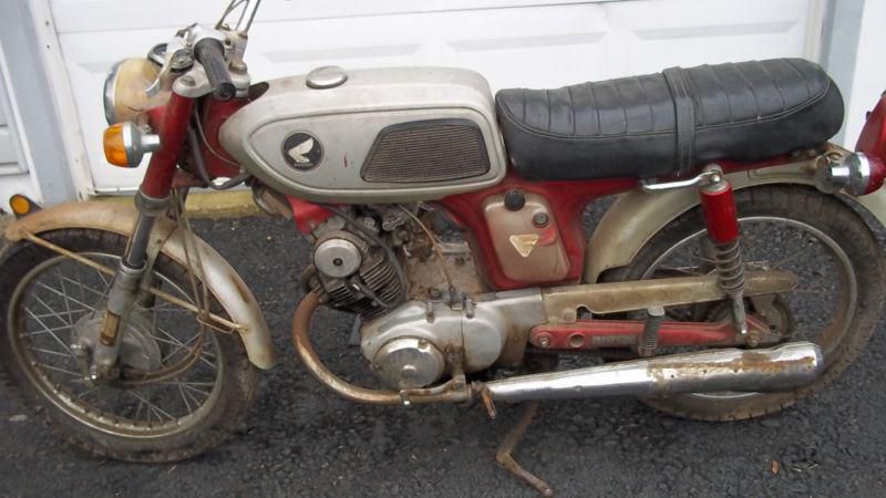 1967 Honda Super Sport CB 125, SS 125 Barn Find No Title