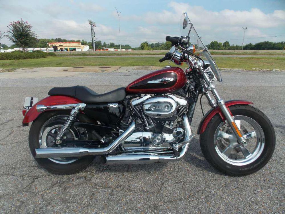 2012 harley-davidson xl1200c sportster 1200 custom  cruiser 