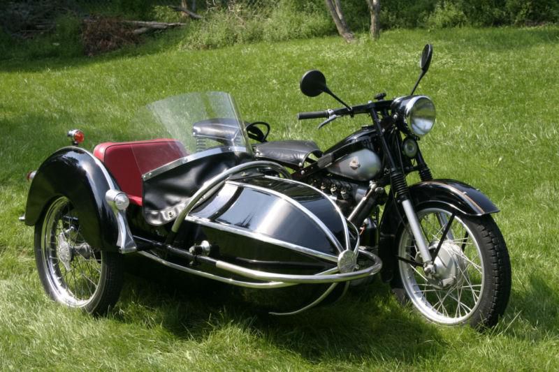 Buy 1952 Nimbus 746cc Four With Bender Sidecar on 2040-motos