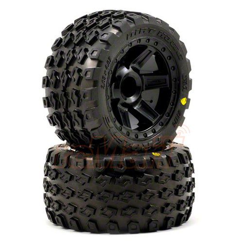 Pro-Line Dirt Hawg 2.8 30 Series Desperado Nitro Rear Wheels M2 Black #1175-12