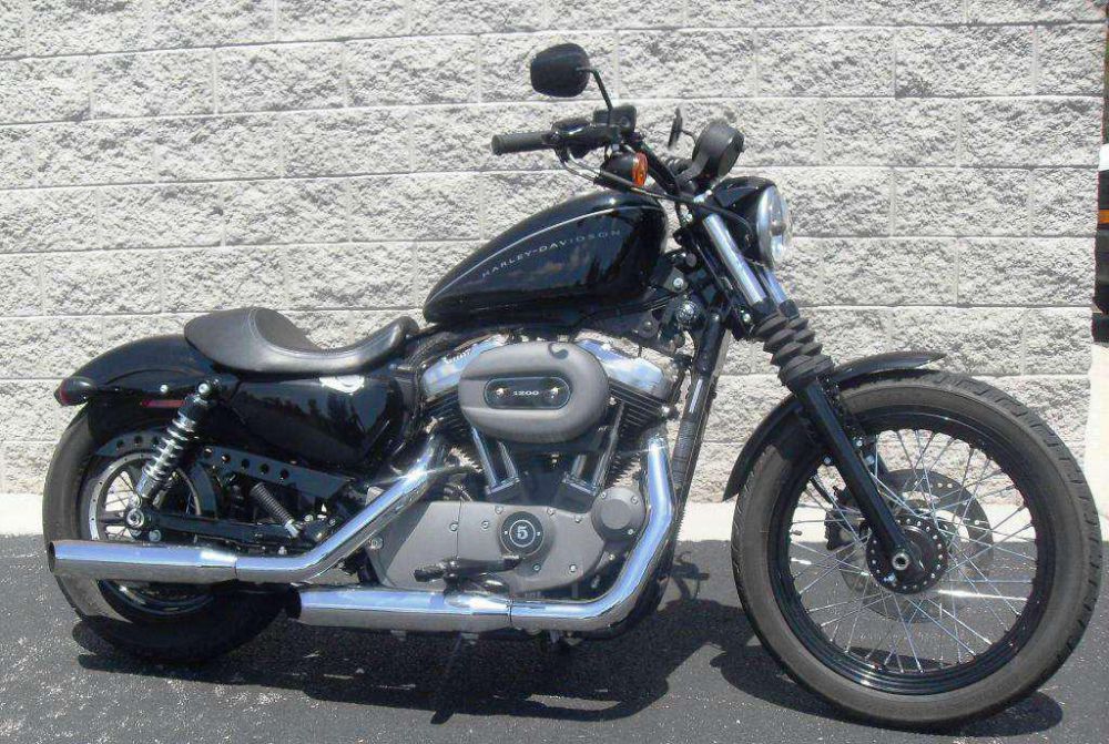 2009 harley-davidson xl 1200n sportster 1200 nightster  cruiser 