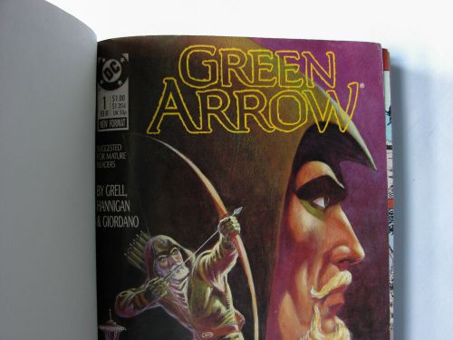 Green arrow mike grell ed hannigan custom bound collection