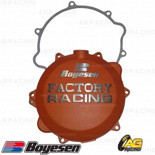 Boyesen factory racing orange clutch cover for ktm husaberg husqvarna 250 300