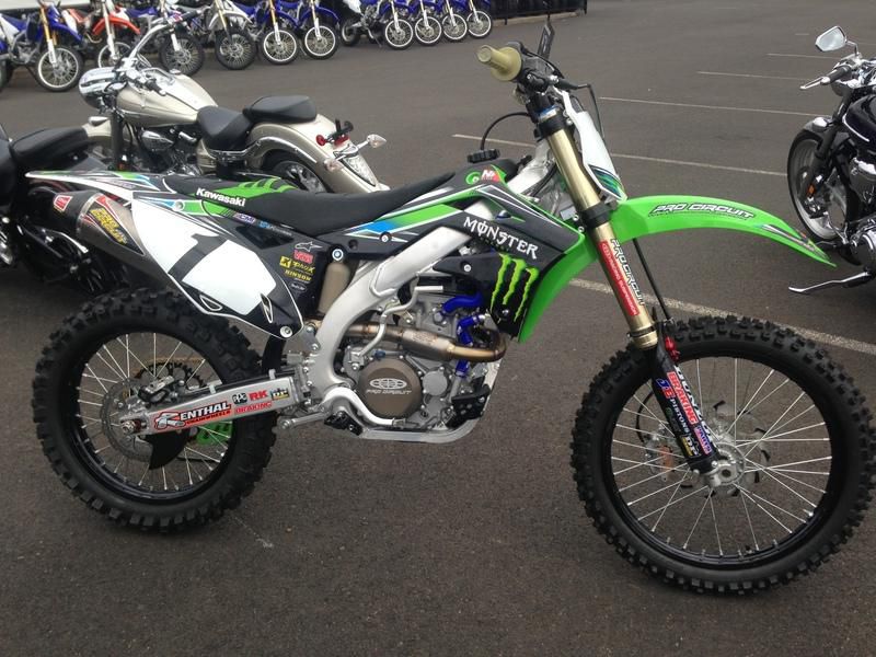 2013 kawasaki kx 450f  dirt bike 