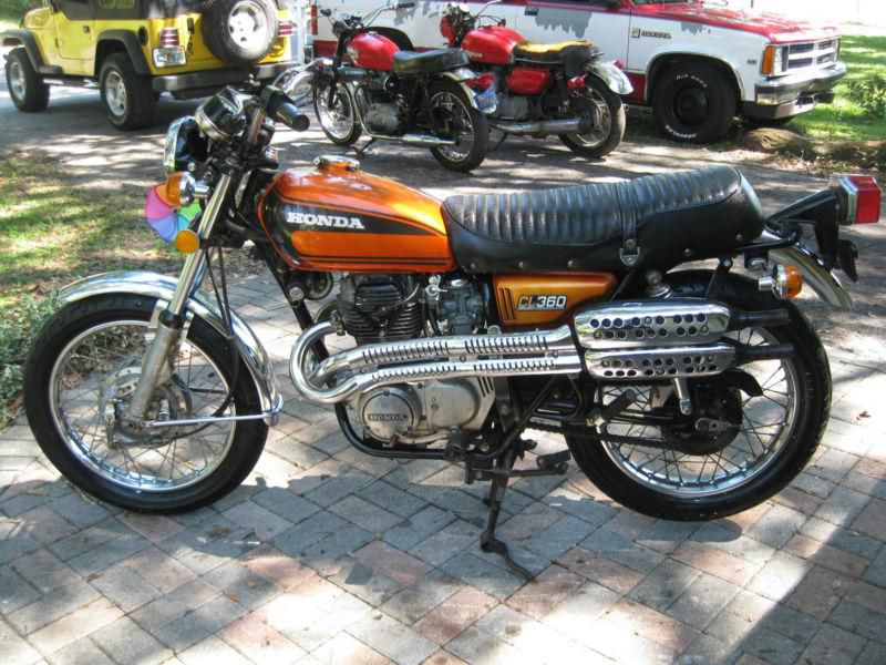 Buy 1975 Honda CL360 CL 360 Scrambler NO RESERVE on 2040-motos