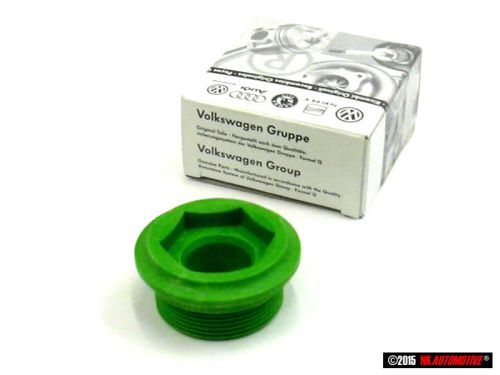 Vento genuine vw transmission sealing plug green color