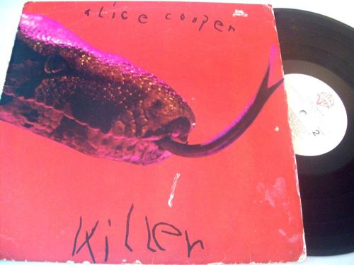 Alice Cooper - Killer LP (Desperado, Dead Babies, Under my Wheels) VG