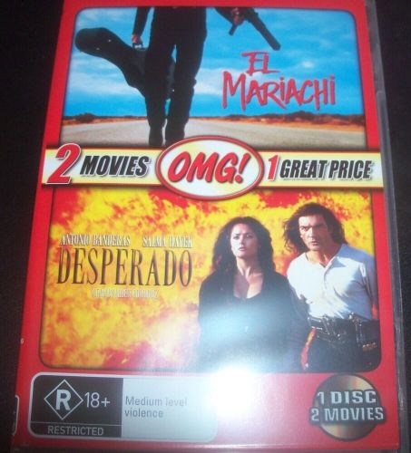 El Mariachi / Desperado (Antonio Banderas) (Australia Region 4) DVD  Like New