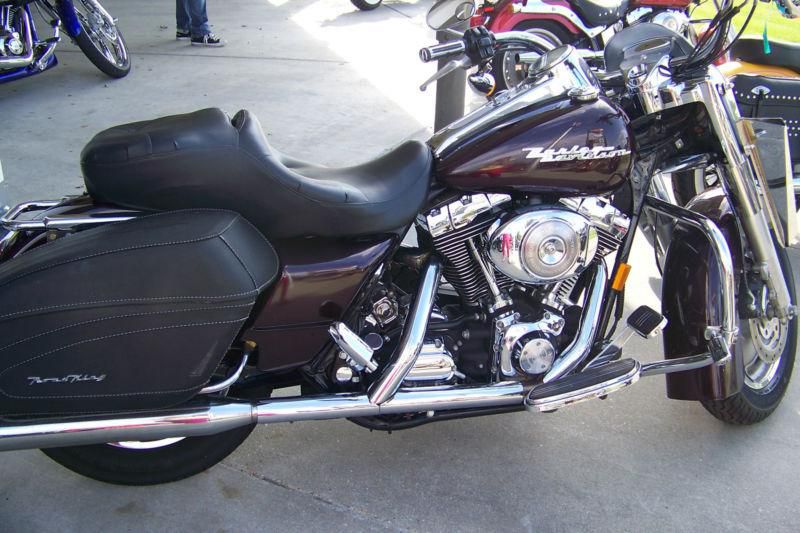 Deep maroon 2005 harley-davidson flhrs/flhrsi road king custom