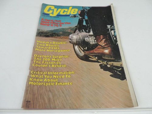 June 1972 CYCLE Magazine Hodaka Daytona Norton Yamaha BSA Gold Star L1531