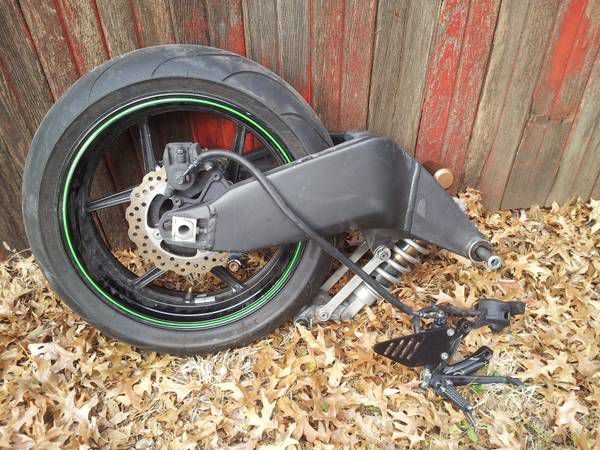 2009 kawasaki zx6r swingarm setup