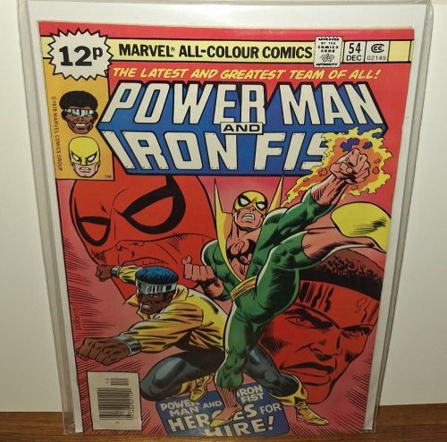 Power man and iron fist #54 1st appearance heroes for hire marvel comics 1978 ?