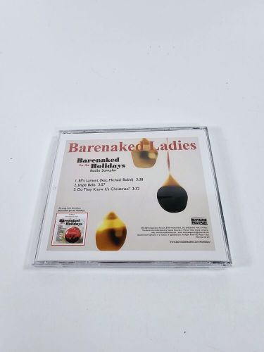 RARE! BARENAKED LADIES - BARENAKED FOR THE HOLIDAYS - RADIO SAMPLER 3 TRACK CD