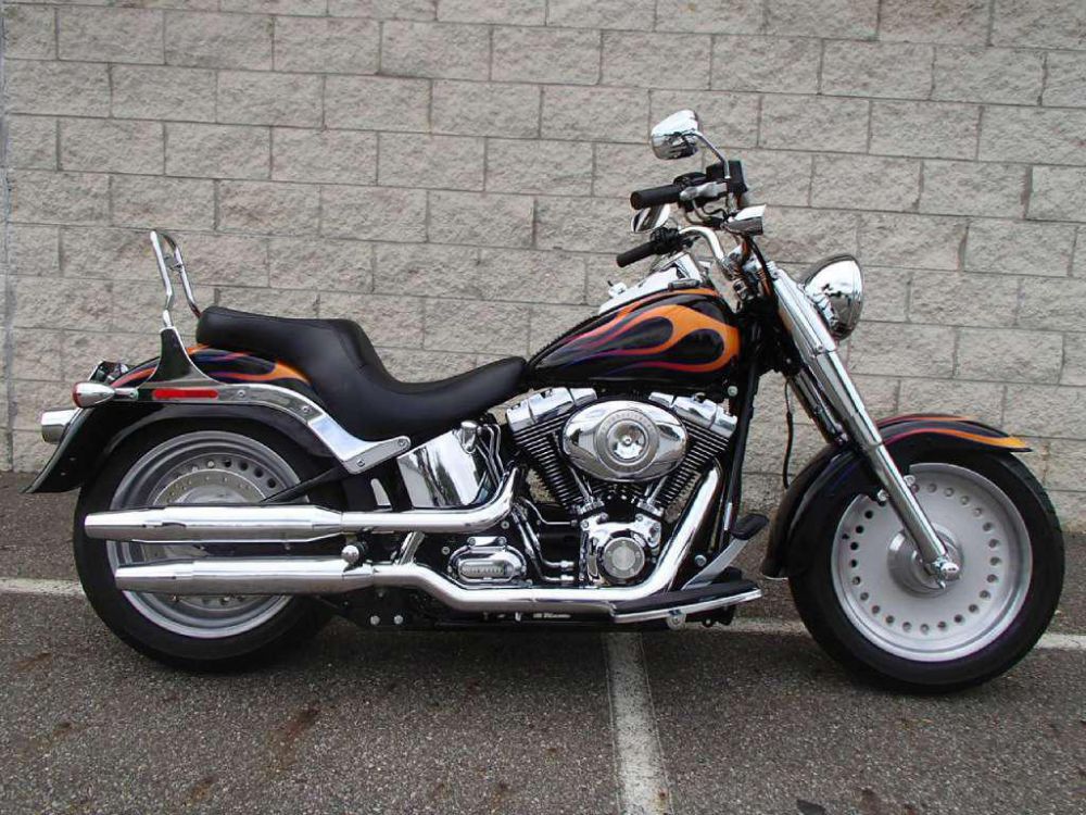 2007 harley-davidson flstf softail fat boy  cruiser 