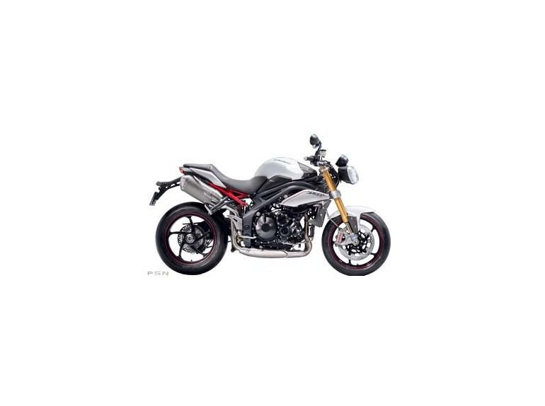 2012 triumph speed triple r abs - crystal white 