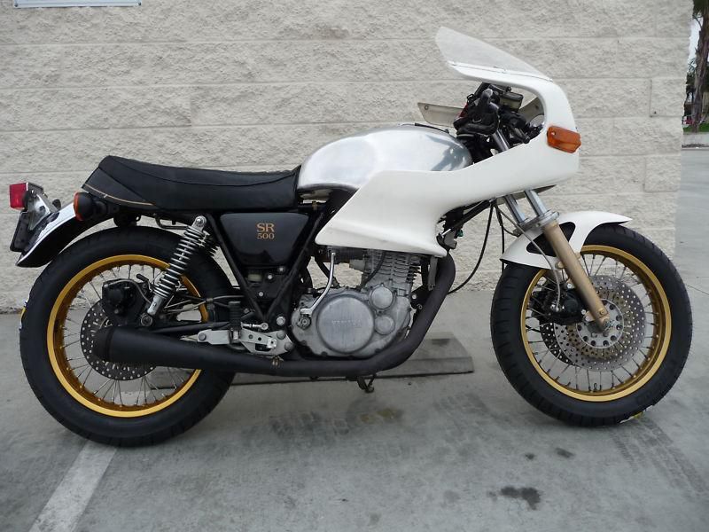 Sr500 sr 500 1979 cafe racer thumper tt500 xt500 yamaha 500cc race bike