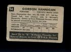 1952-53 parkhurst #54 gord hannigan rc see scan