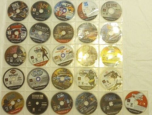 Playstation 2 Games Cleaned and Tested