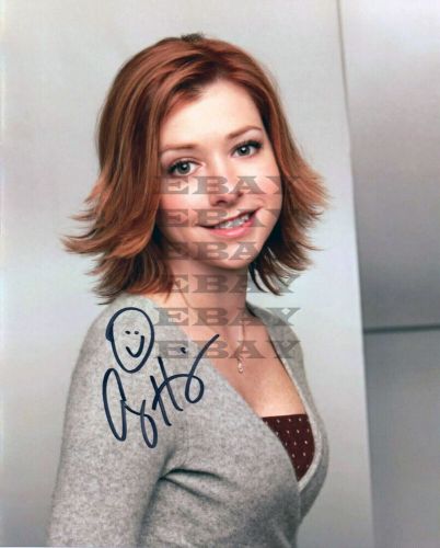 Alyson hannigan american pie actress autographed signed 8x10 photo rep