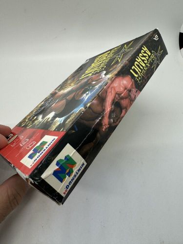 Wcw backstage assault nintendo 64 n64 complete cib rare nice!