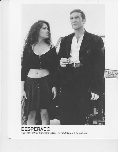 Salma hayek antonio banderas vintage photo desperado