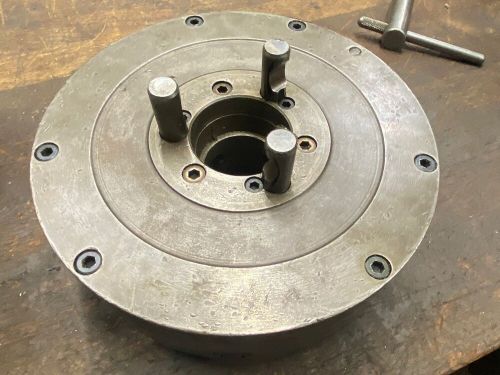 8-1/4&#034; cushman 80234d3 lathe chuck 3 jaw  w/ d1-3 monarch mount