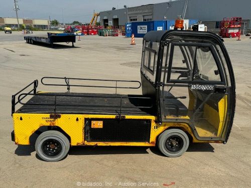 2016 Cushman TITAN XD EE Electric Jobsite Flatbed Utility Cart Cab 48V bidadoo